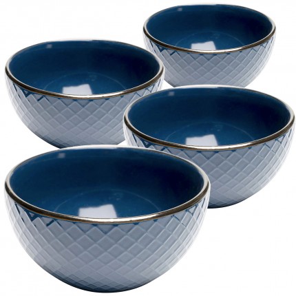 Bowl Muse blue (4/set) Kare Design