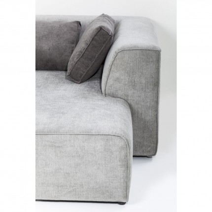 Sofa Infinity Ottomane Grey Right Kare Design