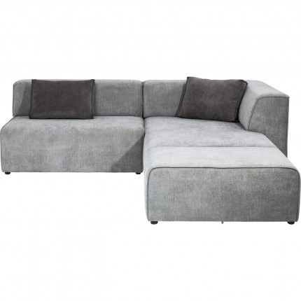 Sofa Infinity Ottomane Grey Right Kare Design