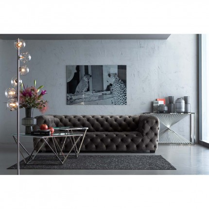 Console Laser 120x40cm silver Kare Design