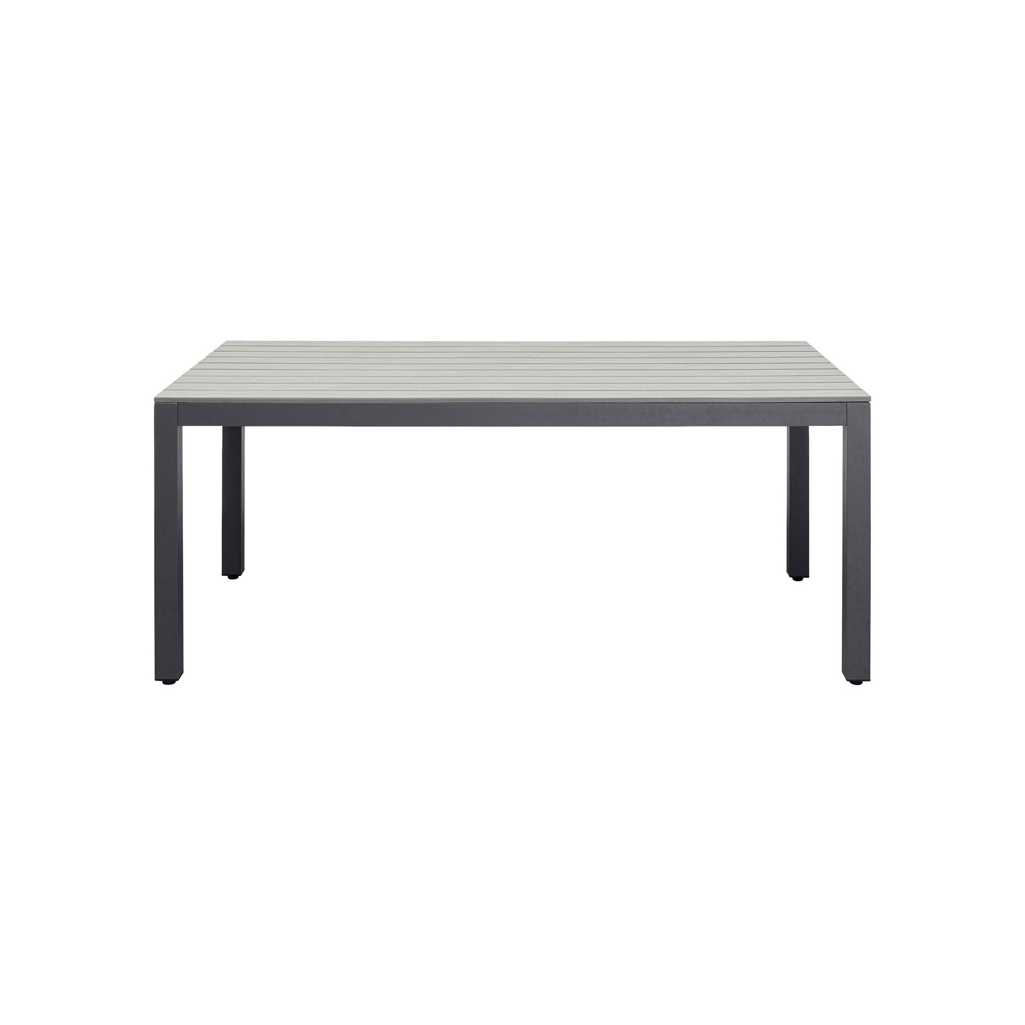 Table Sorrento gris 180x90cm