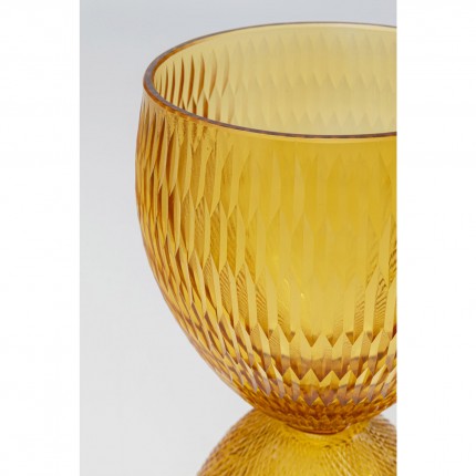Vase Duetto jaune 31cm Kare Design