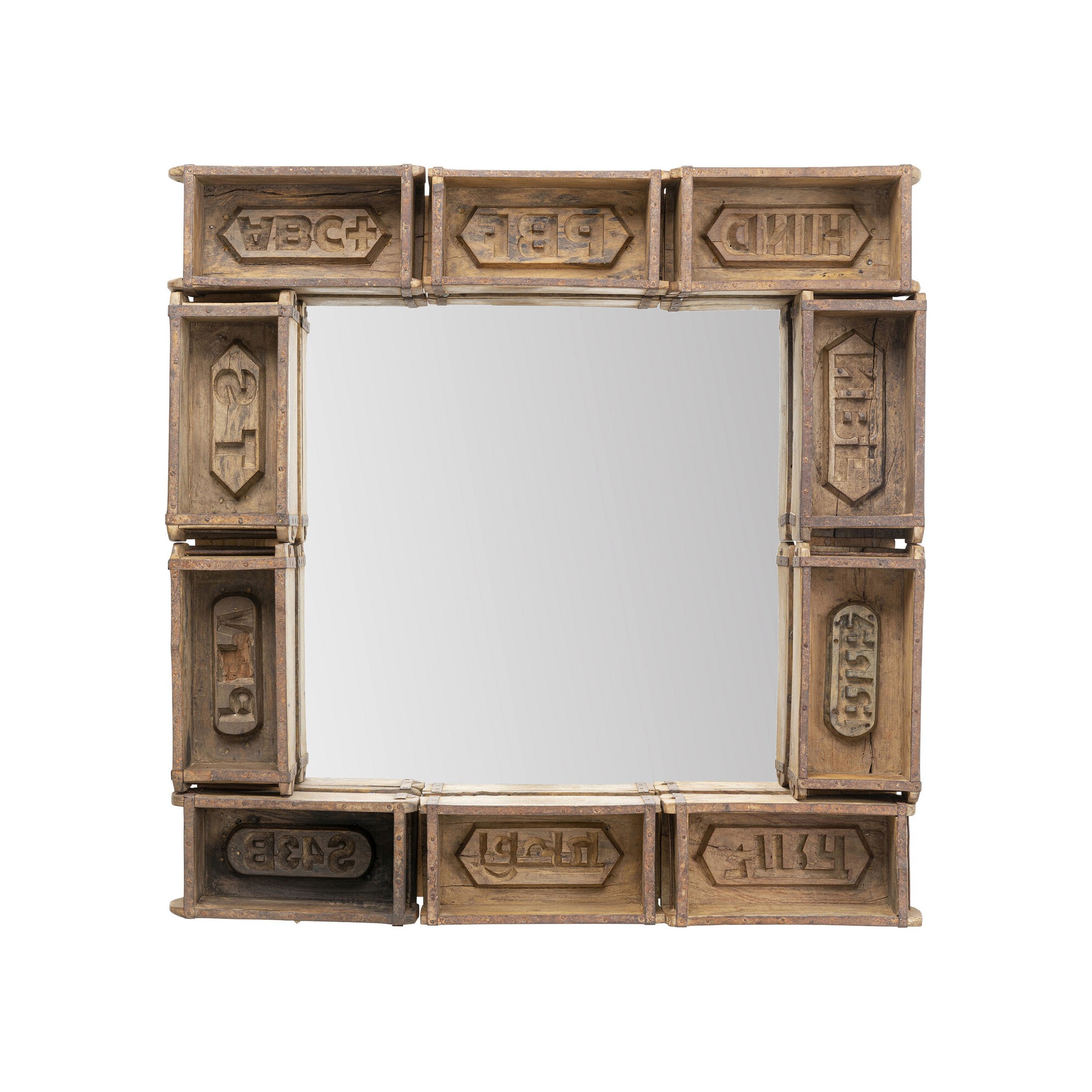 Miroir mural Brick 90x90cm