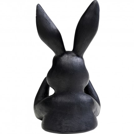 Déco buste lapin 23cm noir Kare Design