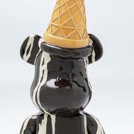 Deco bear ice cream black Kare Design