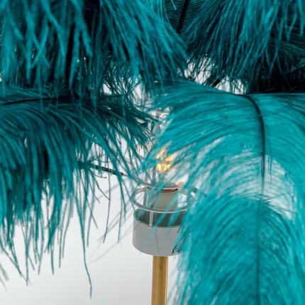 Table lamp feathers green Kare Design