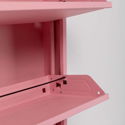 Shoe Container Caruso pink 5 drawers Kare Design