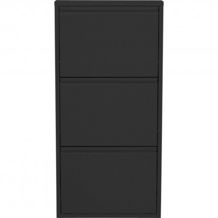 Shoe Container Caruso Black 3 drawers Kare Design