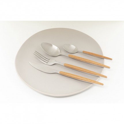 Cutlery Paris silver (16-part) Kare Design