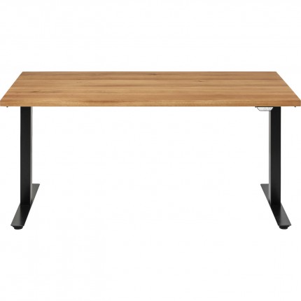 Desk Smart Jackie Oak Black 160x80cm Kare Design