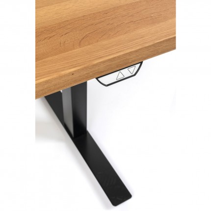 Desk Smart Jackie Oak Black 160x80cm Kare Design