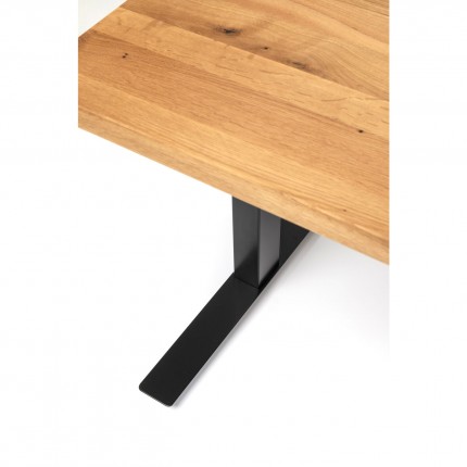 Desk Smart Jackie Oak Black 160x80cm Kare Design