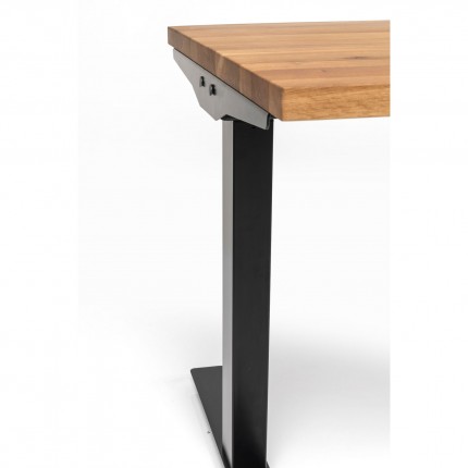 Desk Smart Jackie Oak Black 160x80cm Kare Design