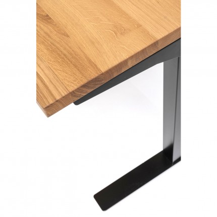 Desk Smart Jackie Oak Black 160x80cm Kare Design