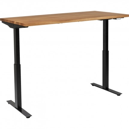 Desk Smart Jackie Oak Black 160x80cm Kare Design