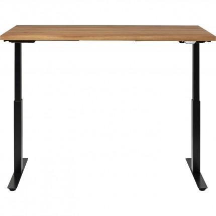 Desk Smart Jackie Oak Black 160x80cm Kare Design