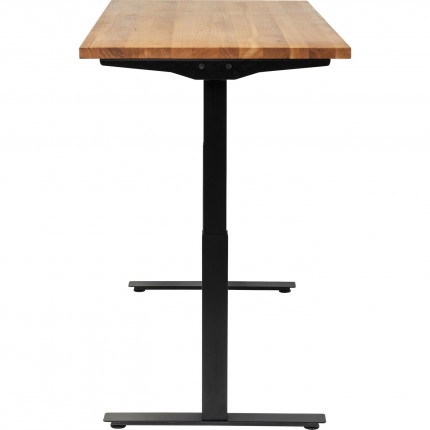 Desk Smart Jackie Oak Black 160x80cm Kare Design