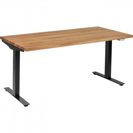 Desk Smart Jackie Oak Black 160x80cm Kare Design