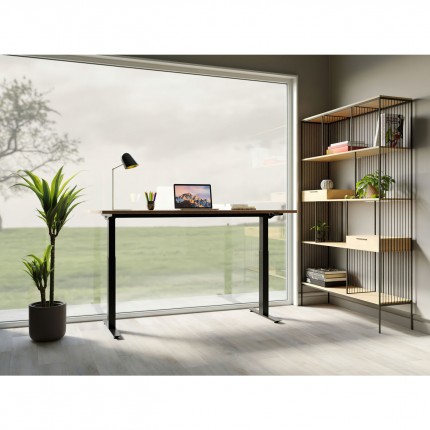 Desk Smart Jackie Oak Black 160x80cm Kare Design