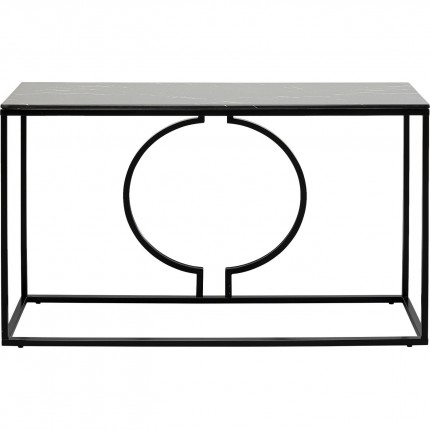 Console Miami Loft Black 120x35cm Kare Design