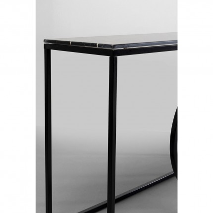 Console Miami Loft Black 120x35cm Kare Design