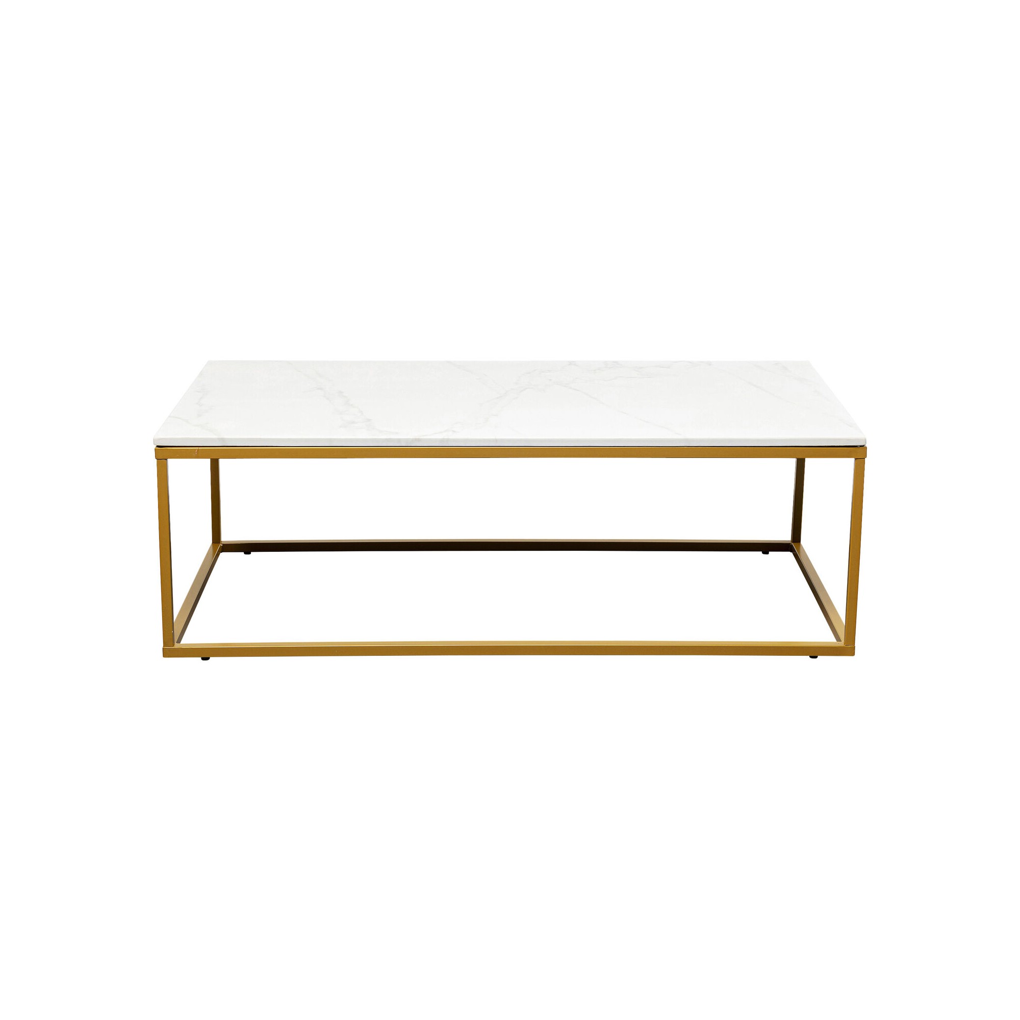 Table basse Key West 120x60cm blanche Kare Design