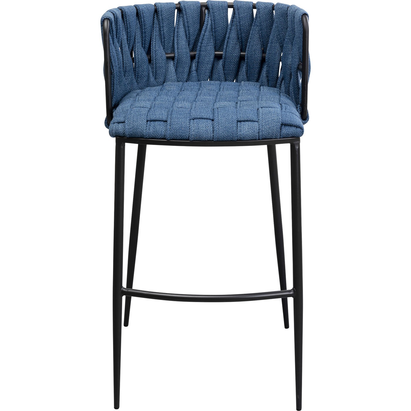 Kare Design Tabouret de bar Saluti bleu