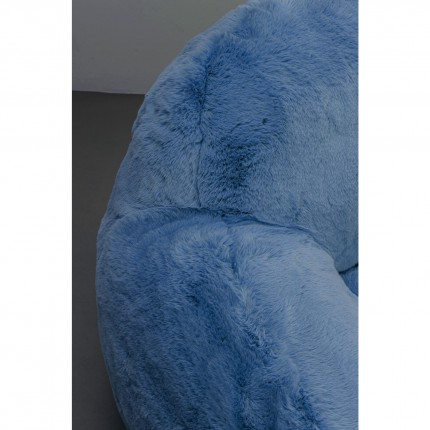 Fauteuil Mika 115cm bleu Kare Design