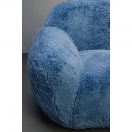 Fauteuil Mika 115cm bleu Kare Design