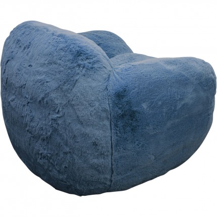 Armchair Mika 115cm blue Kare Design