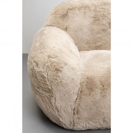 Fauteuil Mika 115cm crème Kare Design