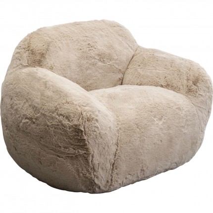 Fauteuil Mika 115cm crème Kare Design