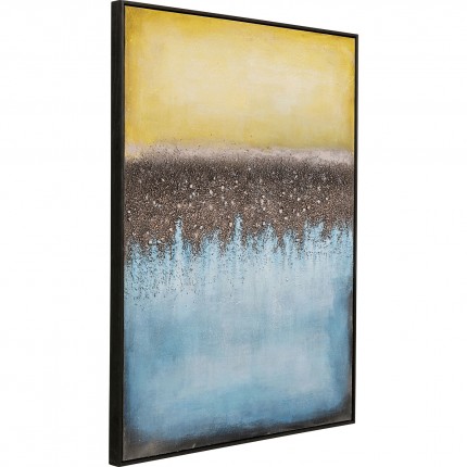 Canvas Picture Vista 90x120cm blue Kare Design