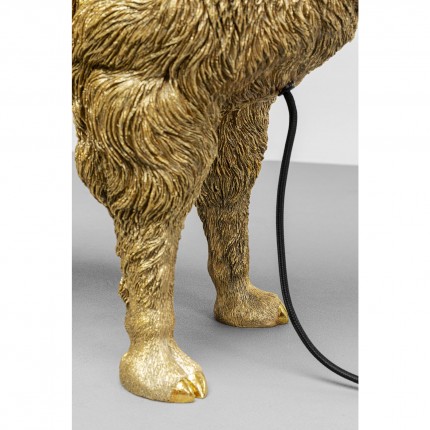 Table Lamp llama 59cm gold Kare Design