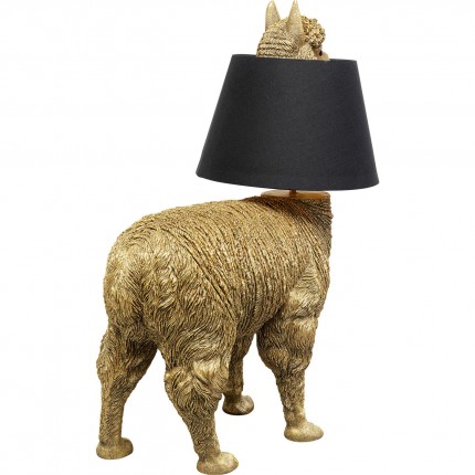 Lampe lama 59cm doré Kare Design