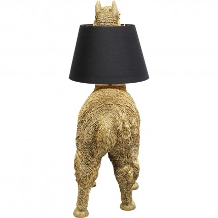 Lampe lama 59cm doré Kare Design