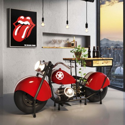 Bar Motorbike Red Kare Design