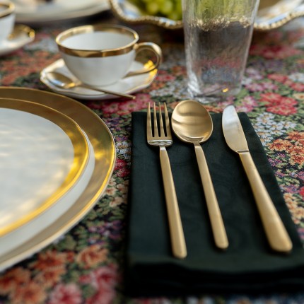 Cutlery Gloria Matt Gold (16-part) Kare Design