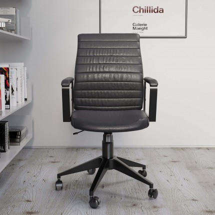 Swivel Office Chair Labora Black Kare Design