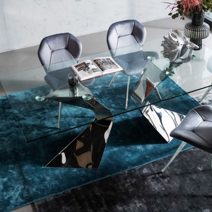 Table Gloria 200x100cm chrome Kare Design