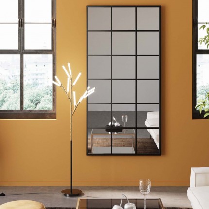 Wall Mirror Finestra black 180x90cm Kare Design