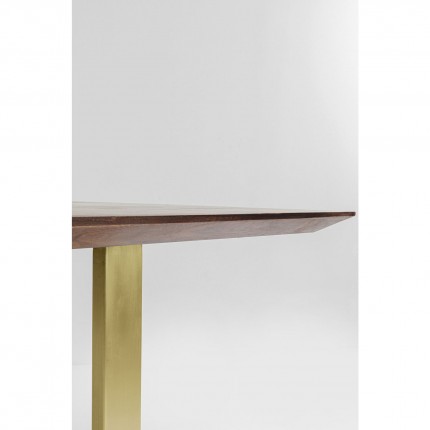 Table Symphony 180x90cm walnut gold Kare Design