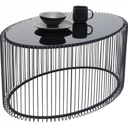 Coffee Table Wire Uno Black 60x90cm Kare Design