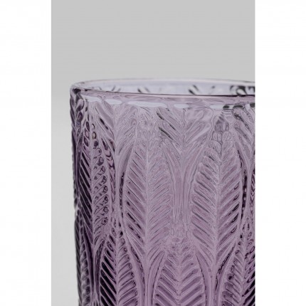 Water glass Fogli purple (6/set) Kare Design