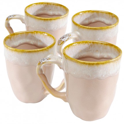 Mug Nala pink (4/set) Kare Design