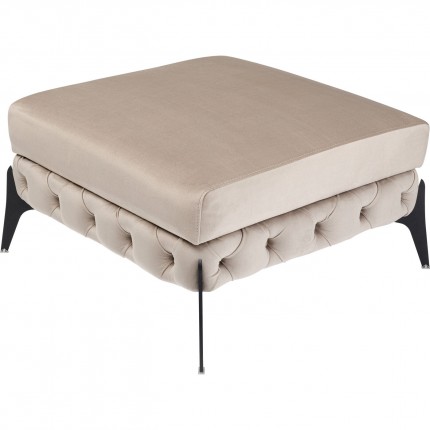 Stool Bellissima velvet beige Kare Design