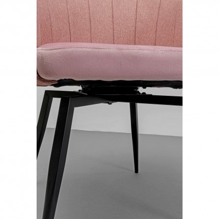 Swivel chair with armrests Merida pink Kare Design