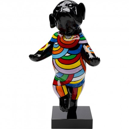 Deco black dancing dog 53cm Kare Design