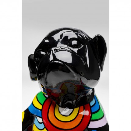 Deco black dancing dog 53cm Kare Design