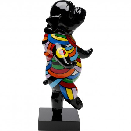 Deco black dancing dog 53cm Kare Design